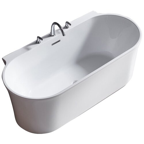 Ванна BelBagno BB409-1500-800, акрил, глянцевое покрытие, белый