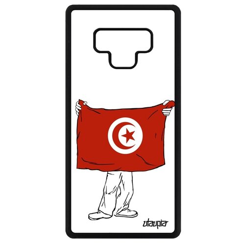 фото Чехол на мобильный galaxy note 9, "флаг туниса с руками" страна государственный utaupia