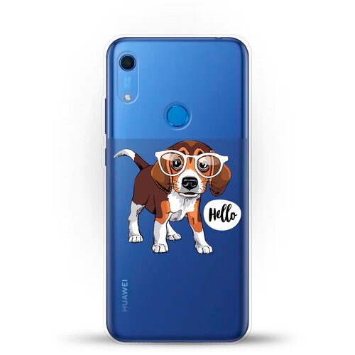 фото Силиконовый чехол hello бигль на huawei y6s andy & paul