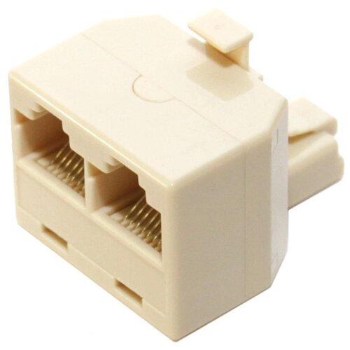 Разветвитель 5bites LY-US024, 0.04 м, 1 шт., белый тестер кабельный 5bites ly ct009 rj 45 12 11 ly ct009