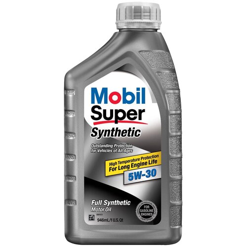 фото Синтетическое моторное масло mobil super synthetic 5w-30, 0.946 л