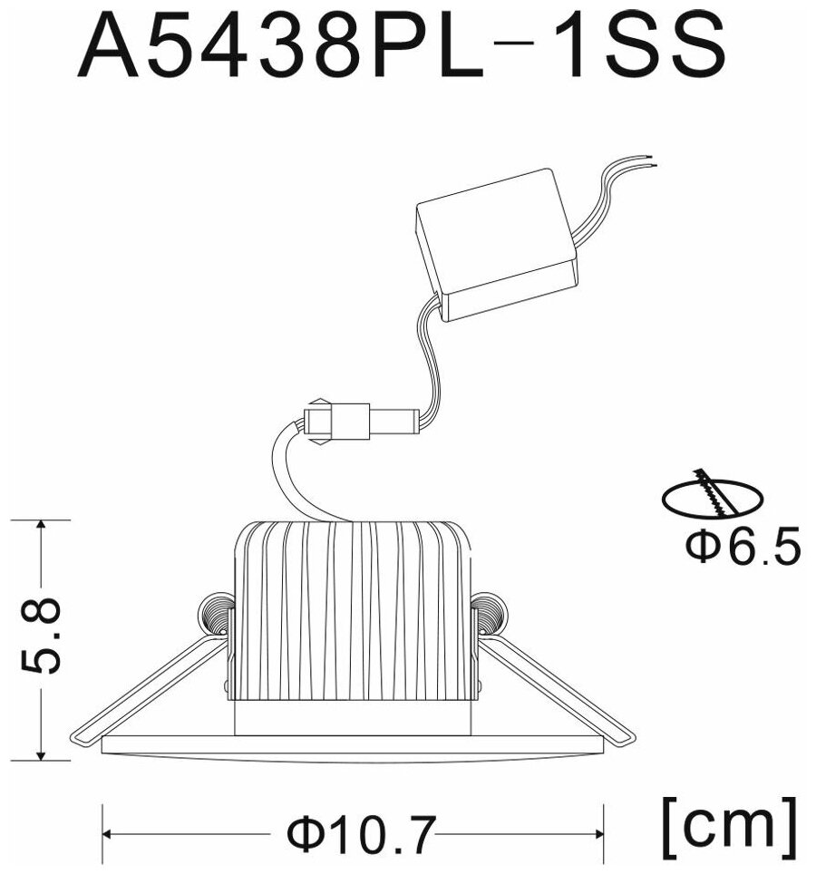 Встраиваемый светильник Arte Lamp UOVO A5438PL-1SS - фотография № 3