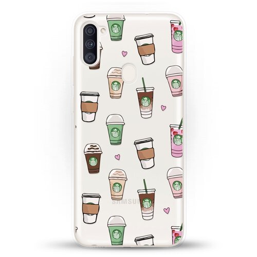 фото Силиконовый чехол кофе на samsung galaxy a11 andy & paul