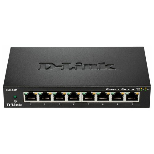 Коммутатор D-Link DGS-108 8 496300₽