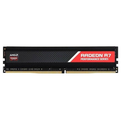 Модуль памяти AMD Radeon 8GB AMD Radeon™ DDR4 2400 DIMM R7 Performance Series Black