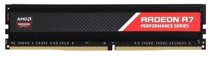 Память DDR4 8Gb 2400MHz AMD R748g2400u2s-u Radeon R7 Performance Series RTL PC4-19200 CL16 Dimm 288- .