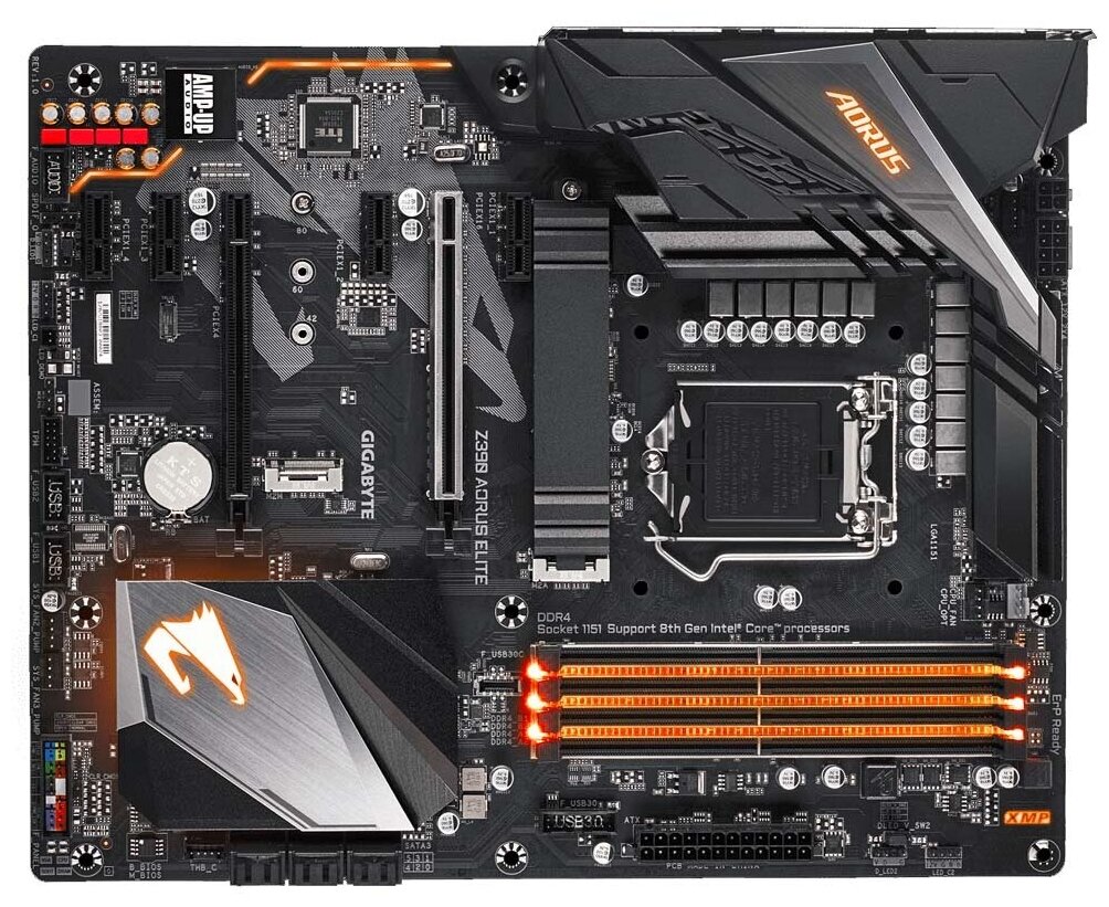 Материнская плата GIGABYTE Z390 AORUS ELITE (rev. 1.0)