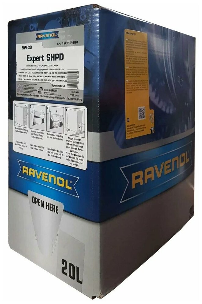   5w-30 expert shpd 20 ecobox () Ravenol 1121104B20