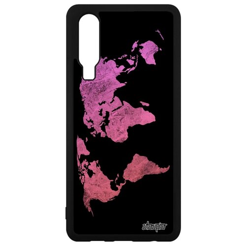 фото Чехол на смартфон p30, "карта мира" земля география utaupia