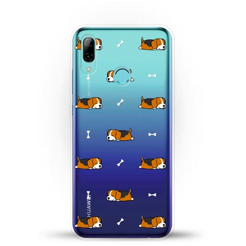 фото Силиконовый чехол бигли спят на huawei p smart (2019) andy & paul