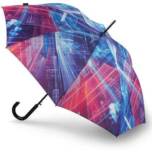 фото Женский зонт-трость knirps t.760, полуавтомат, ручка крюк, купол 107 см, антиветер