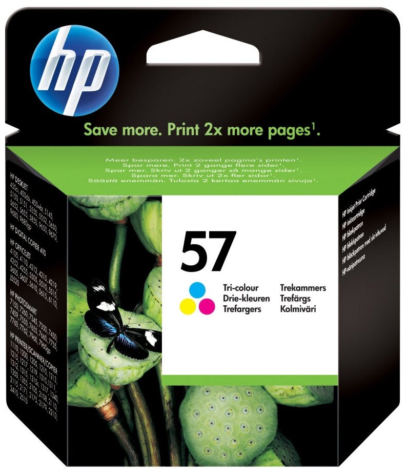 Расходный материал HP HP 57 Tri-Colour Inkjet Print Cartridge C6657AE