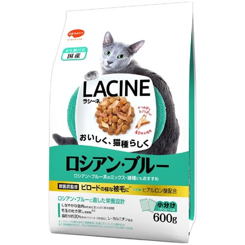 Корм для кошек сухой Japan Premium Pet LACINE монопородный на основе морского коллагена для русских голубых кошек, 600 г