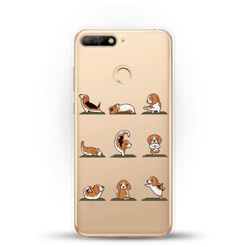 фото Силиконовый чехол зарядка от биглей на huawei y6 prime (2018) andy & paul