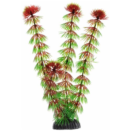 Растение для аквариума пластиковое Кабомба красная, BARBUS, Plant 033 (20 см) растение для аквариума barbus кабомба пластиковое цвет синий высота 30 см