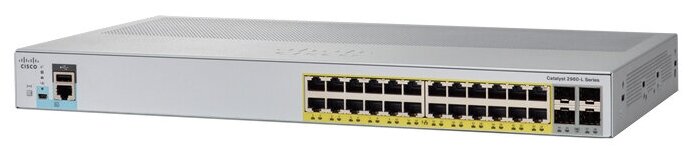 Коммутатор CISCO WS-C2960L-24PS-LL