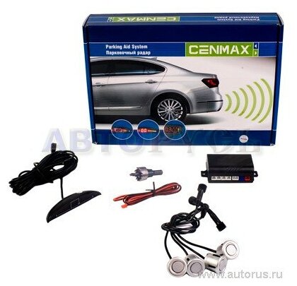 Парковочный радар CENMAX PS-4.1 silver 4 датчика