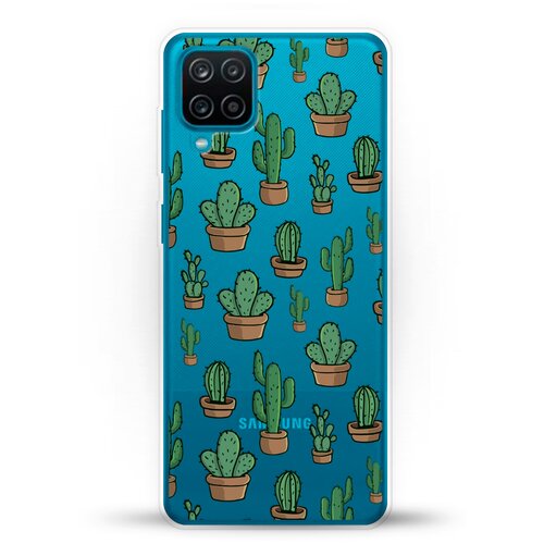 фото Силиконовый чехол кактусы на samsung galaxy a12 andy & paul
