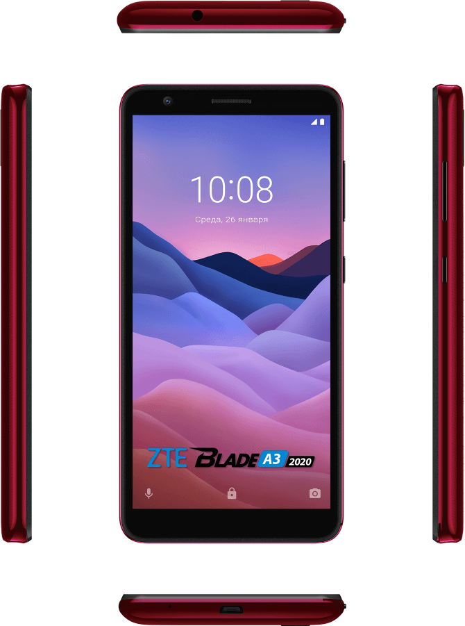 Смартфон ZTE Blade A3 2020 32Gb, красный - фото №18