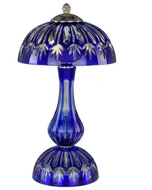 Лампа декоративная Bohemia Ivele Crystal 1370L/3/25 Ni Clear-Blue/H-1I, E14, 120 Вт, синий