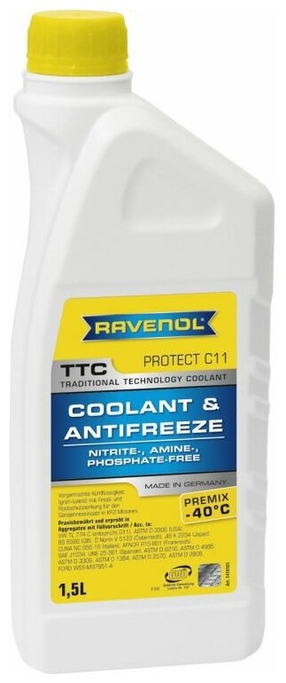 RAVENOL    .  RAVENOL TTC Traditional Technology Coolant Premix ( 1,5) 4014835755314