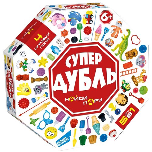 Настольная игра Dream Makers Супер Дубль. Найди пару игра супер дубль 2012h cards