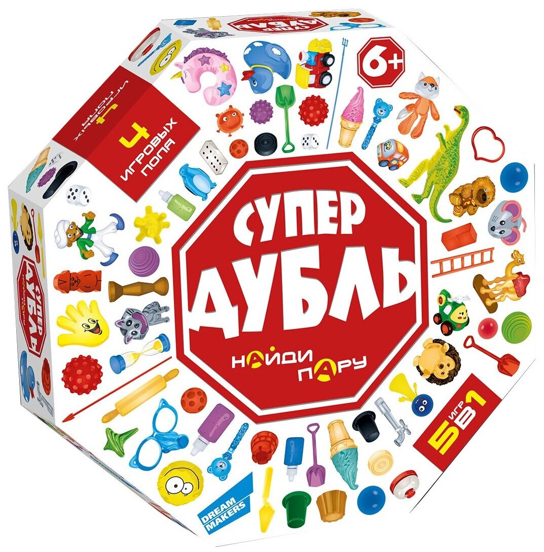 Игра детская настольная "Супер Дубль"