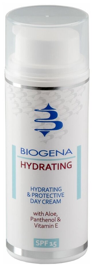 BIOGENA Hydrating крем для лица дневной увлажняющий SPF15, 50 мл