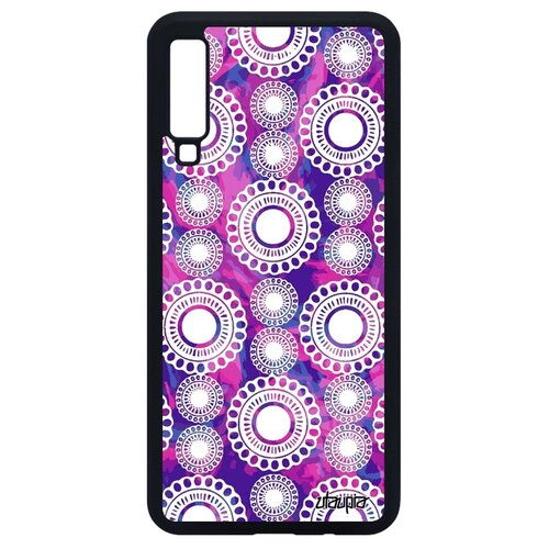 фото Чехол для galaxy a7 2018, "кружевной узор" плетение капля utaupia