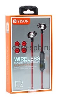 Bluetooth-наушники вакуумные с шейным шнурком Yison E2 Red