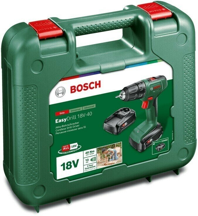 Шуруповерт Bosch Easydrill 18V-40 (06039D8002)