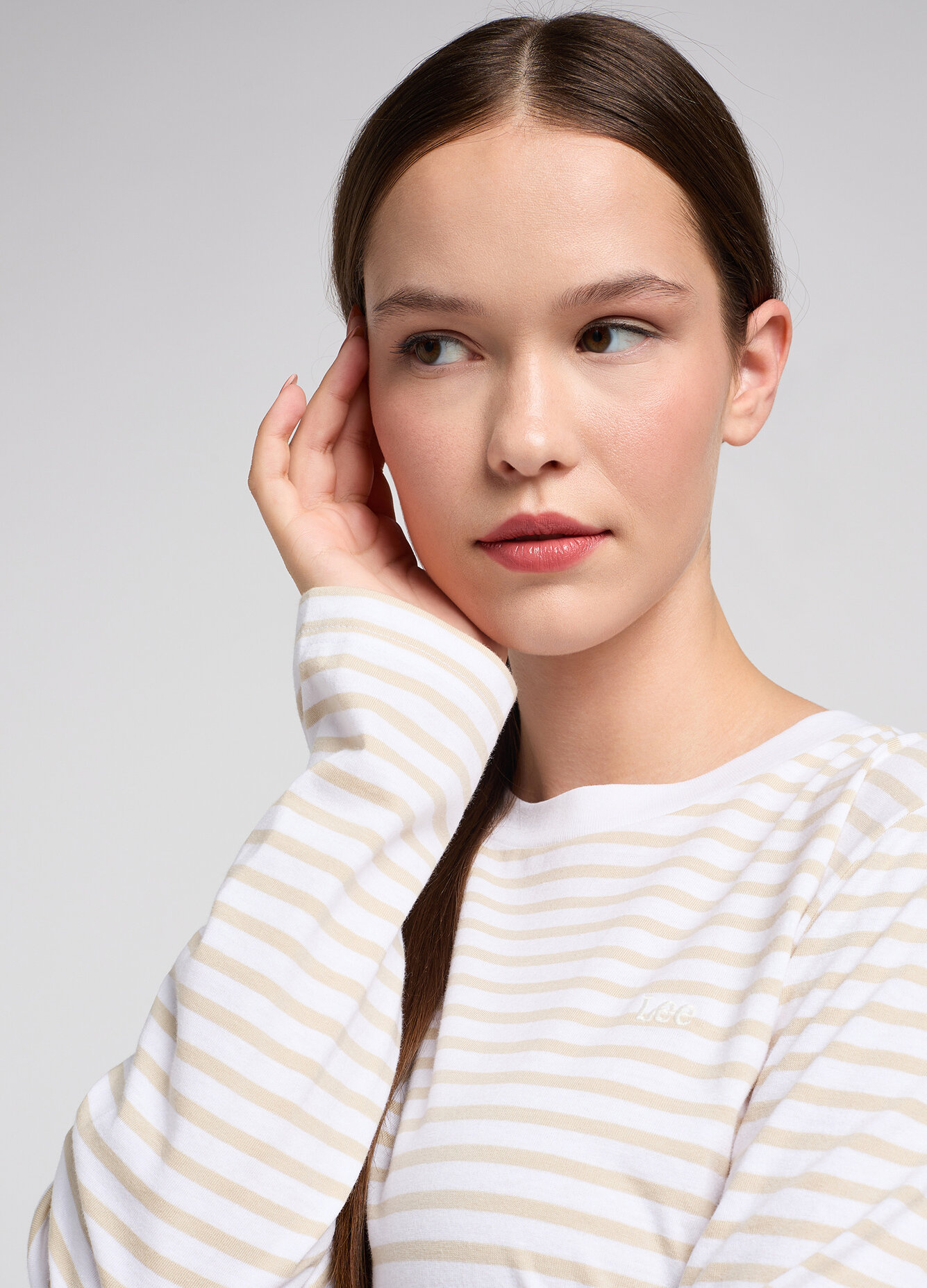 Футболка Lee, размер L, бежевый — фото 1