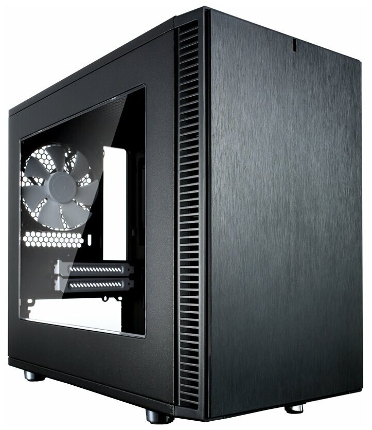 Корпус Fractal FD-CA-DEF-NANO-S-BK-W Mini Tower Define Nano S window black w/o PSU