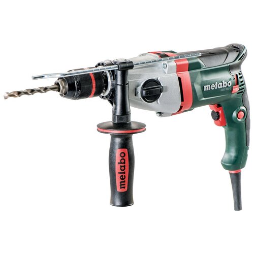 Ударная дрель Metabo SBE 850-2 (FuturoPlus) кейс, 850 Вт зеленый