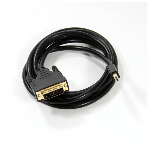 Кабель Telecom Mini DisplayPort - DVI (TA665), 1.8 м, черный кабель переходник с mini display port на dvi