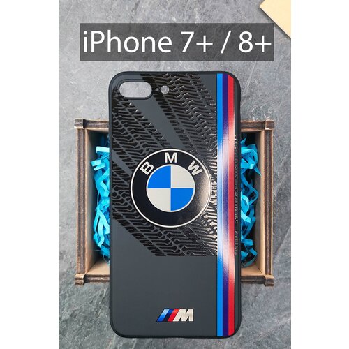 Силиконовый чехол БМВ М для iPhone 7+ / iPhone 8+ / Айфон 7+ / Айфон 8+