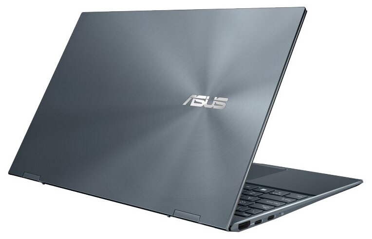 133 Ноутбук ASUS ZenBook Flip 13 UX363EA-HP684W 1920x1080 Intel Core i5 1135G7 24 ГГц RAM 8 ГБ DDR4 SSD 512 ГБ Intel Iris Xe Graphics Windows 11 Home 90NB0RZ1-M006T0 серый