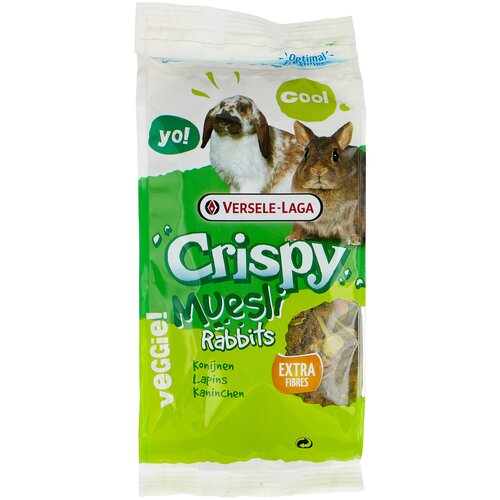 Корм для кроликов Versele-Laga Crispy Muesli Rabbits , 400 г versele laga nutribird корм для ручного вскармливания всех птенцов a21 800 г