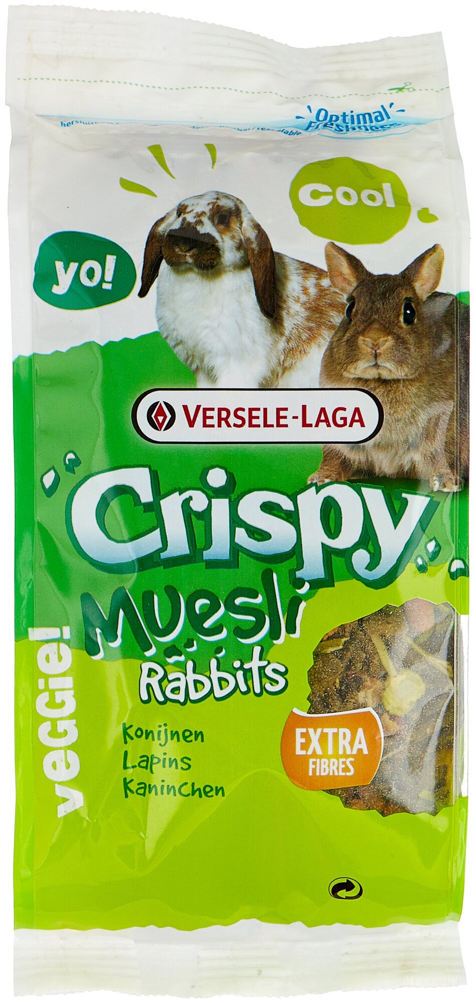 Versele-Laga Crispy Muesli корм для кроликов Rabbits 400 г