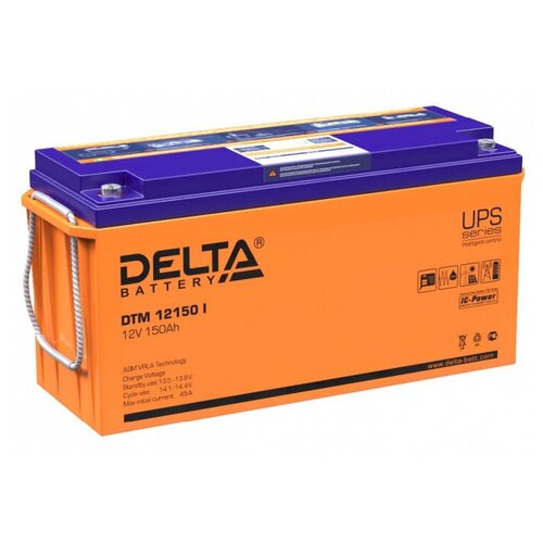 Аккумуляторная батарея DELTA Battery DTM 12150 I 12В 150 А·ч аккумуляторная батарея delta battery dtm 12100 i 12в 100 а·ч