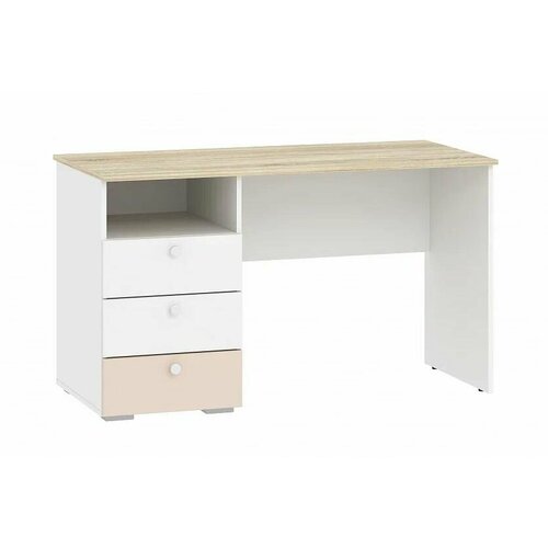 Стол письменный Сильва Банни НМ 04140 Бисквит ПВХ Белый КМДуб сонома 12816₽