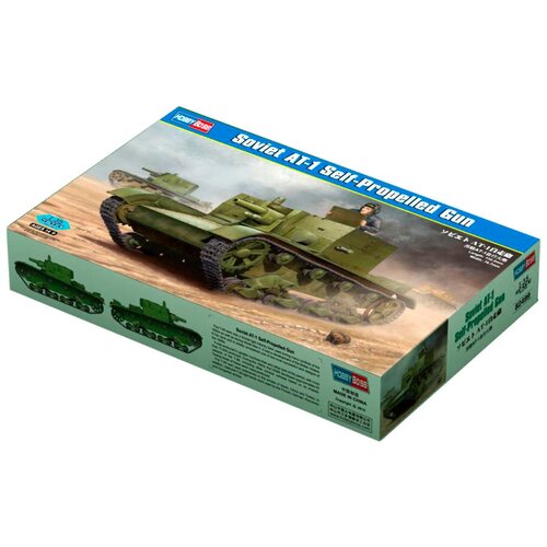 Сборная модель HobbyBoss Soviet AT-1 Self-Propelled Gun (82499) 1:35