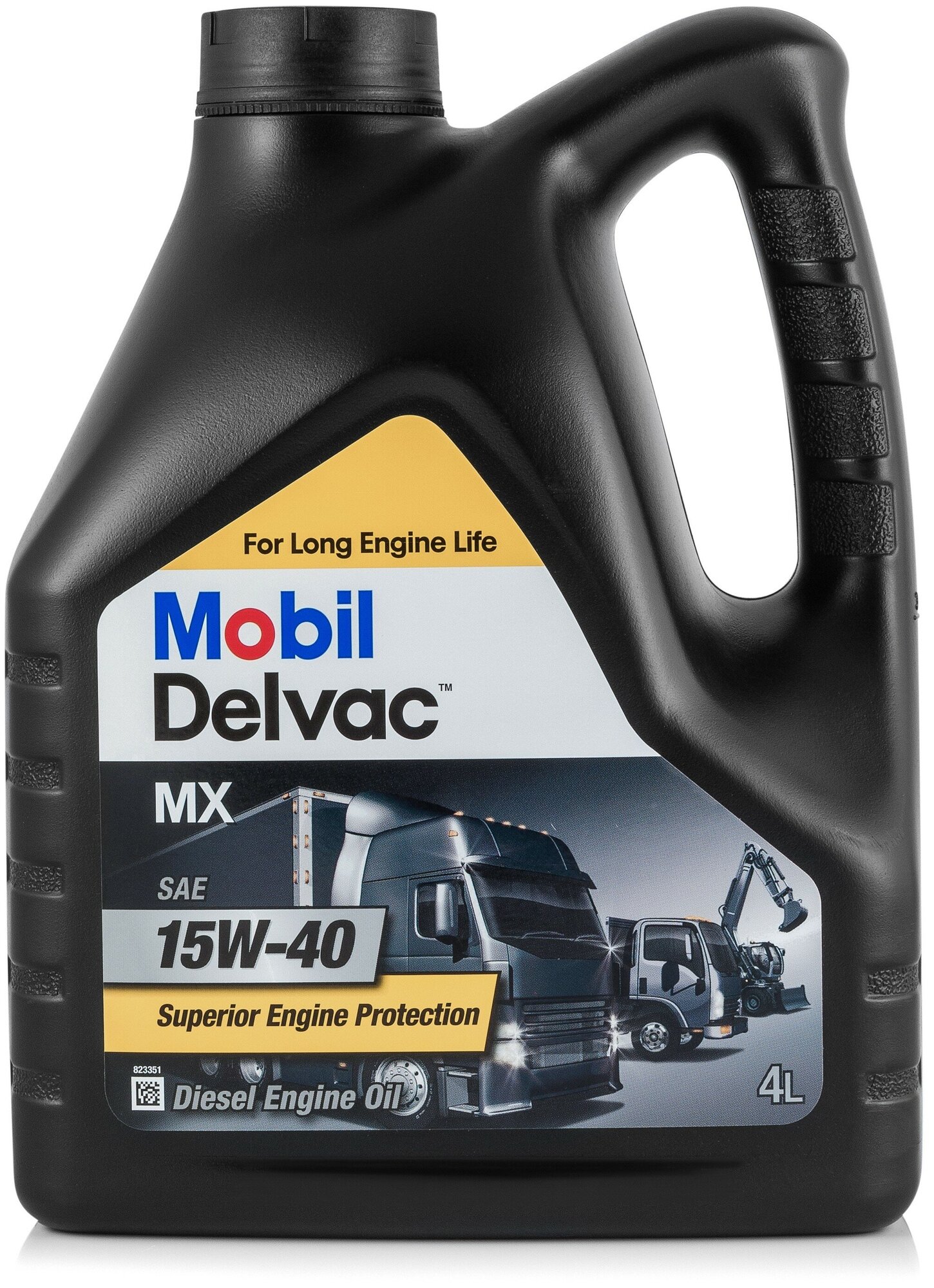 Mobil Моторное масло Mobil Delvac MX дизель 15W-40, 4 л, минеральное