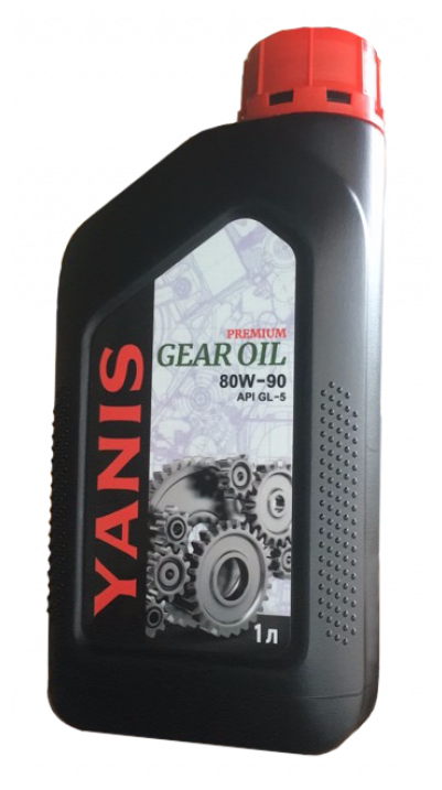 Масло трансмиссионное Transmission gear oil SAE80W90 GL-5 1л YANIS 498573