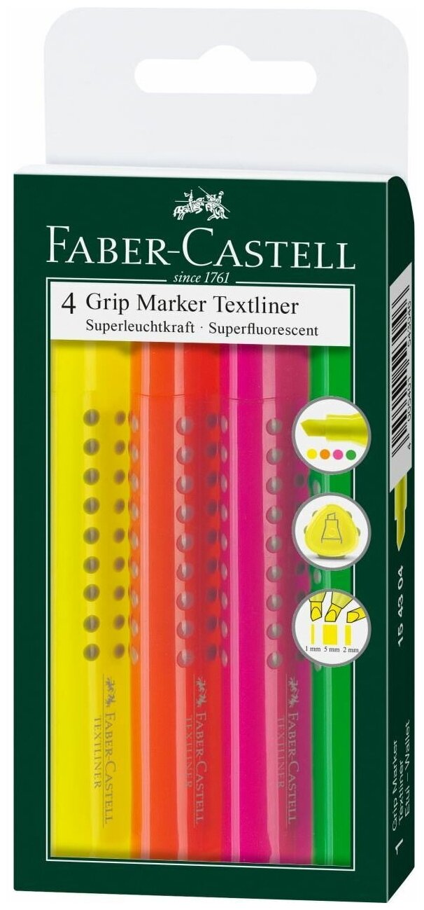   Faber-Castell "Grip 1543" 4., 1-5, . ., , 154304