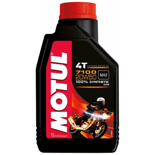 фото Синтетическое моторное масло motul 7100 4t 20w50 1 л