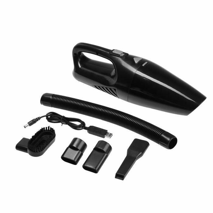 Пылесос автомобильный КНР Cyclone Turbo, беспроводной, 100 Вт, 12 В, черный