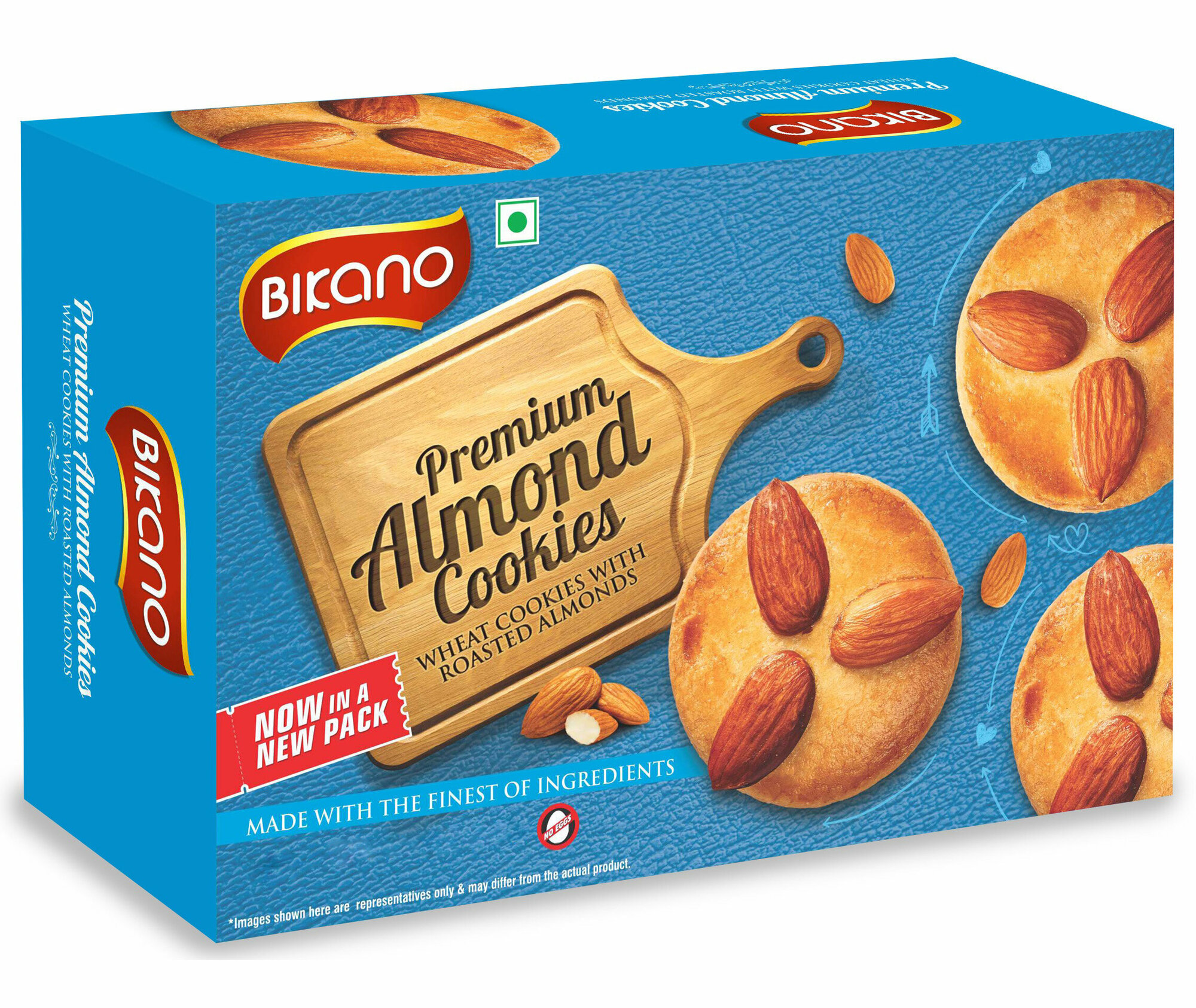 Premium ALMOND COOKIES, Bikano (премиум алмонд кукис печенье миндальное, Бикано), 200 г.