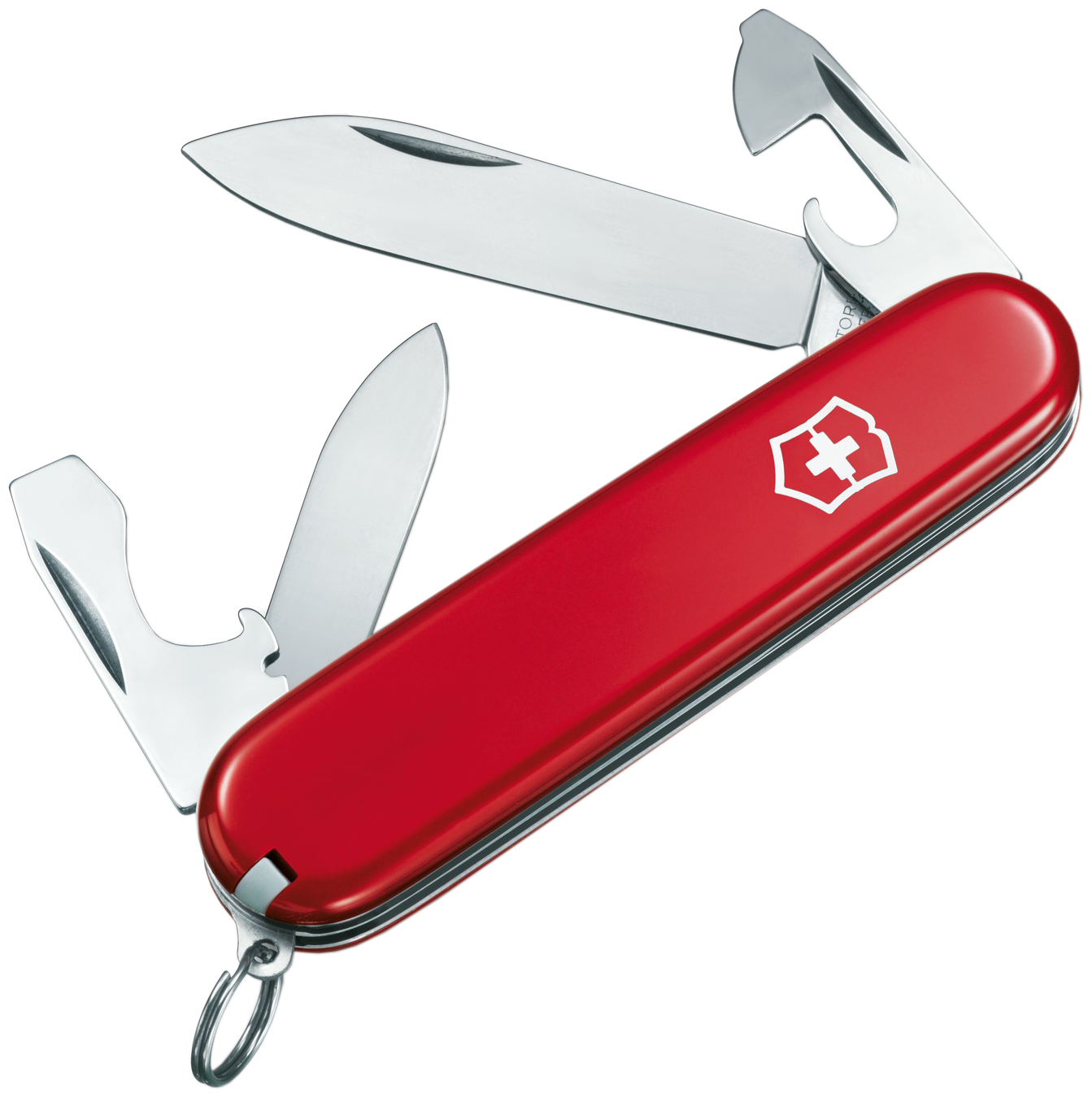 Нож перочинный Victorinox Recruit (0.2503) 84мм 10 функций красный