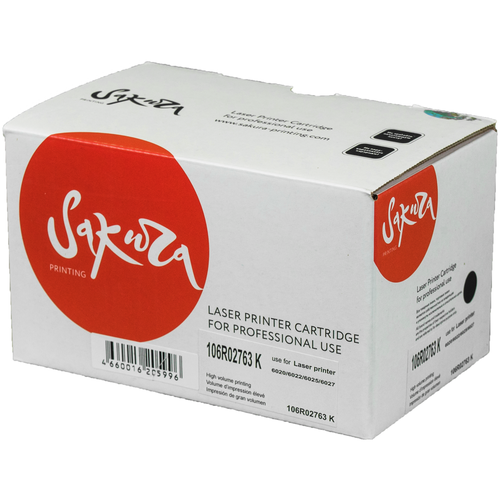 Картридж Sakura 106R02763, 2000 стр, черный картридж xerox 106r02763 черный